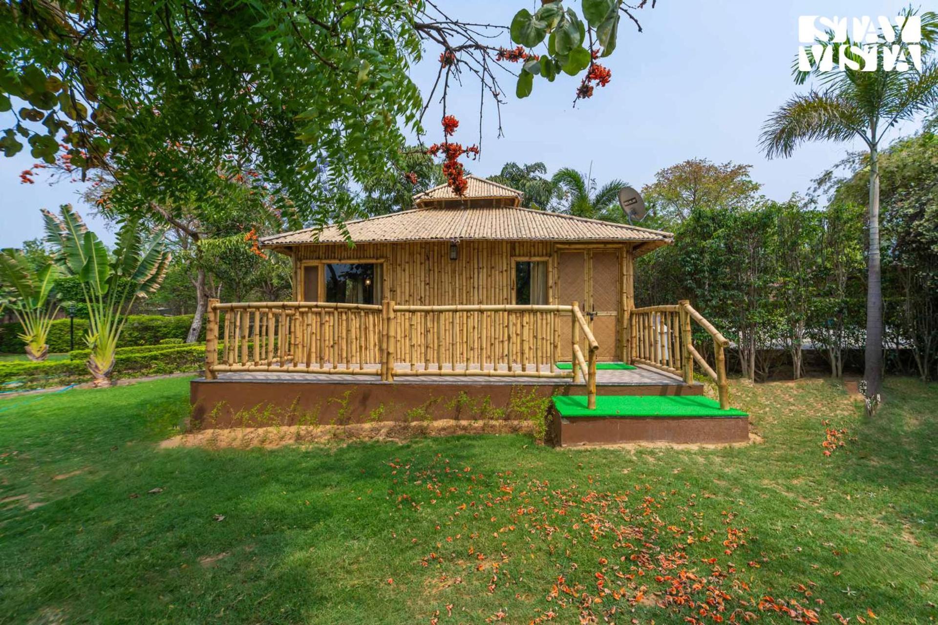 Stayvista At Maple Farms With Pool, Bbq & Bonfire Sohna Экстерьер фото